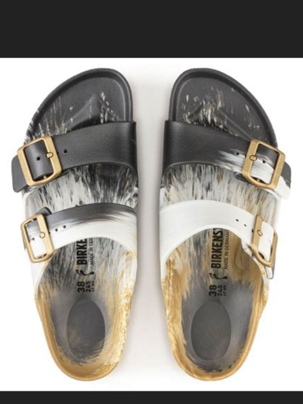 Birkenstock Arizona Gold Glamour Eva Waterproof Sandals